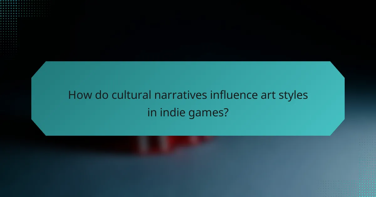 How do cultural narratives influence art styles in indie games?